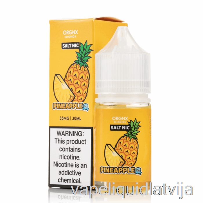 Ledus Ananāsu Sāļi - Orgnx E-šķidrums - 30ml 50mg Vape šķidrums